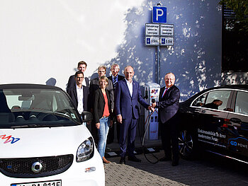 Inbetriebnahme von 2 Ladestationen an der DHBW Mannheim