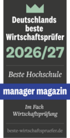 Siegel manager magazin: DHBW als Top Hochschule 2020/2021 im Fach Wirtschaftsprüfung 