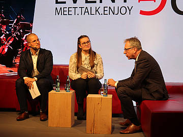 Dr. Peter Kurz bei der Eventcouch der DHBW Mannheim