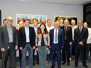 Prof. Georg Nagler mit dem Örtlichen Hochschulrat der DHBW Mannheim