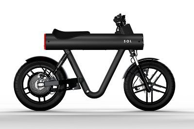 Bild der Pocket Rocket, einem batterieelektrisch betriebenen Leichtkraftrad von SOL Motors