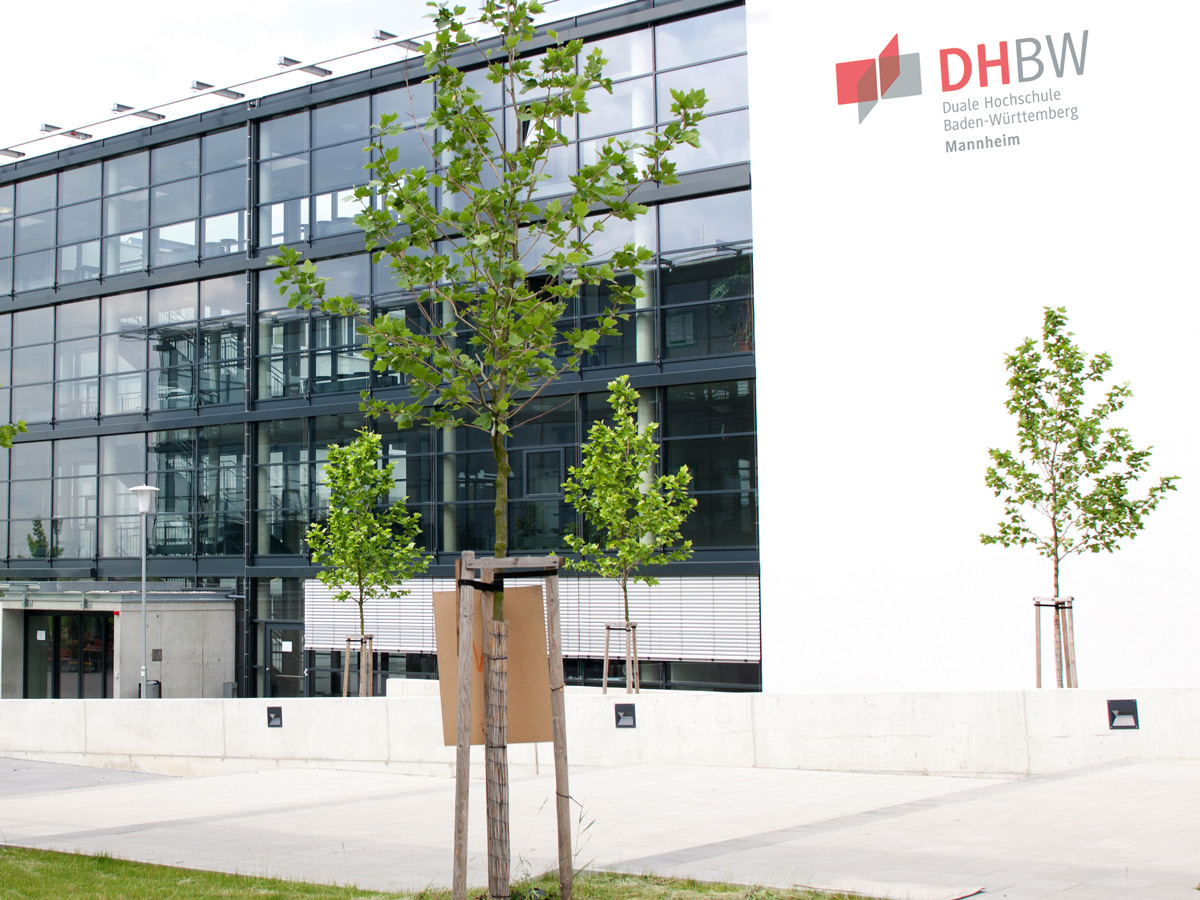 Gebäude der DHBW Mannheim am Campus Coblitzallee